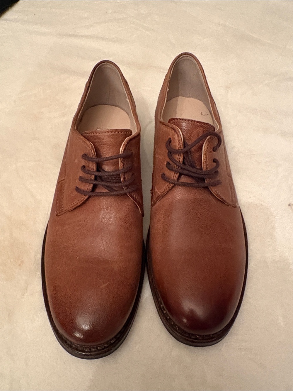 Clark womens Brown Leather Shoes size 6